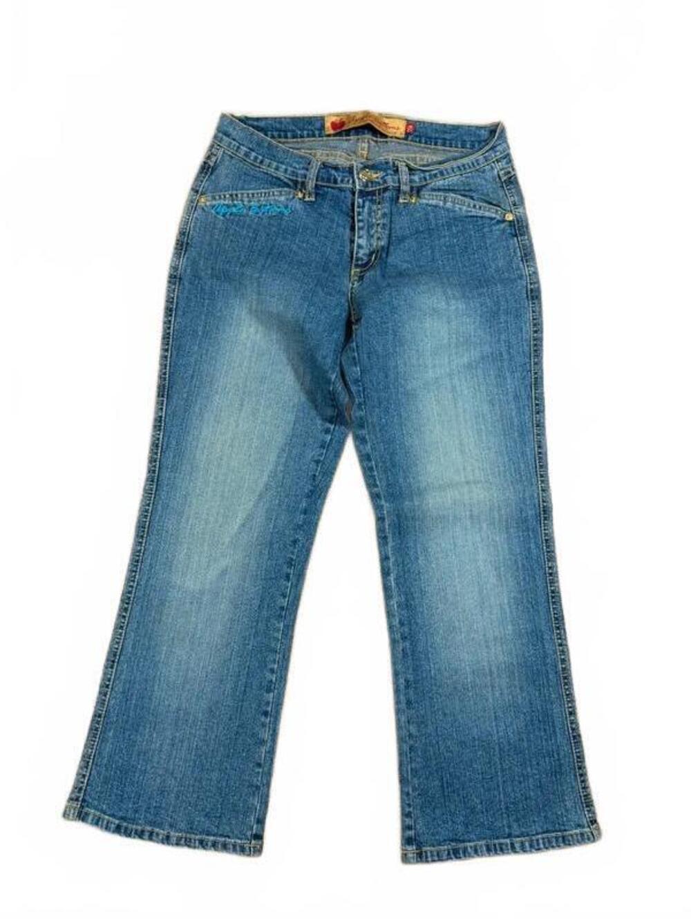 Y2K Vintage Apple Bottom Jeans Denim Capris